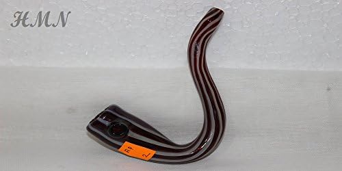 6" Short Sherlock Pipe - Handmade Art Incense Holder