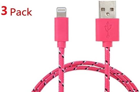 TTGF(TM),3 PCS 3 Feet 8 Pin Lightning Cable Charging Cord for iPhone 6, iPhone 6 Plus, Charging Cable for iPhone 5S, iPhone 5, iPhone 5C, Charger Cord for iPad Air 2, iPad Air, iPad 4, iPad mini 3 2 1, iPod touch 7, High Quality(For IOS8)