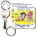 Londons Times Funny Computer Cartoons - NICE BAUD - Key Chains