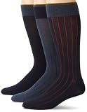 Kenneth Cole REACTION Mens Contrast Rib Sock