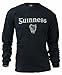 Guinness Black Distressed Gaelic Label Long-sleeved Tee