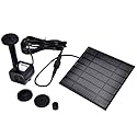 Patuoxun® Solar Panel Power Submersible Fountain Water Pump for Garden Pond
