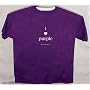 Purple T-Shirt - "I Heart Purple"