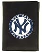 New York Yankees Embossed Leather Tri-fold Wallet