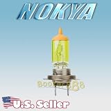 NOKYA NOK7656 Pro Halogen Hyper Yellow H7 55 Watt 2500K Light Bulb for Motorcycle