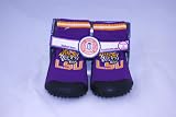 Skidders Louisiana State University "LSU" Tigers Kids Slip-Resistant Indoor/Outdoor Slip-On Hybrid Shoes with Socks
