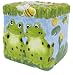 FROG Froggy Ceramic TISSUE BOX COVER kleenex bathroom