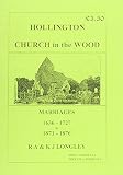 Hollington Church in the Wood : marriages 1636-1727 & 1871-1876