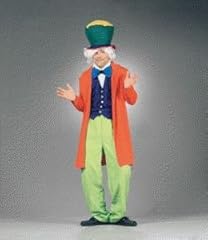 Alice in Wonderland - Mad Hatter Adult Halloween Costume Size 46 Large 