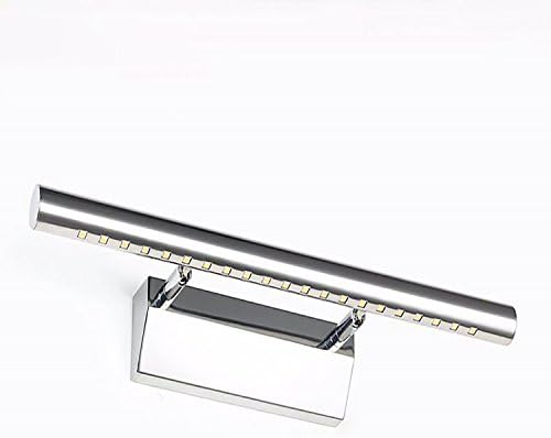 Mirror Front Light Jentinsun 5W LED Modern Waterproof Anti-fog Bathroom Vanity Wall Mounted Sconces Lamp Stainless Steel Fixture Lighting for Make-up Bedroom Cabinet (Cool White)