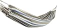 Strathwood Blue, Cream, and Taupe Cotton Fabric Hammock