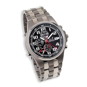 Luxury titanium chronograph watch - 2381