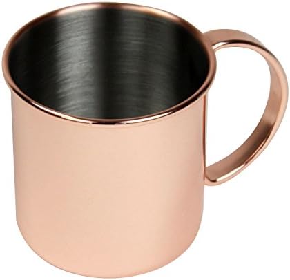 Moscow Mule Copper Mug 16 Oz - Comfortable Handle - Crafted for Moscow Mules - Great For Any Cocktail or Drink You Want to Enjoy Ice Cold!