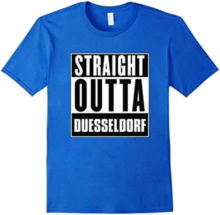 Straight outta Duesseldorf in Germany! - Male 3XL - Royal Blue