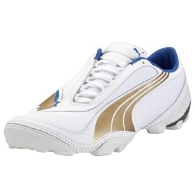 PUMA v1.08 4 Trainer 101634, Herren Sneaker Schuhe, weiss, (white-team gold-team power blue 01)
