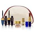 Estee Lauder Travel Set (Cream Bag with Red Lining) 6 Piece Set