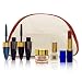 Estee Lauder Travel Set (Cream Bag with Red Lining) 6 Piece Set
