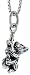 Sterling Silver Tarsier Pendant, 9/16 in. (14mm) tall