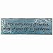 Adeco Decorative Wood Wall Hanging Sign Plaque with Every Rising of The Sun Blue Burgundy Home Decor - 13.8x4.3 Inches