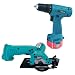 Save on the Factory-Reconditioned Makita DK1041 12-Volt Cordless 2-Piece Combo Kit