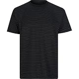 BLUE CROWN Striped Mens T-Shirt - Black