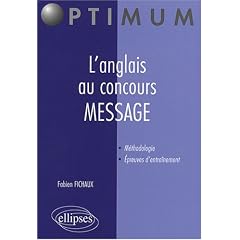 L'anglais au concours MESSAGE
