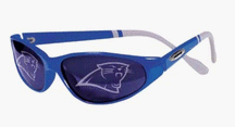 Click here to buy Carolina Panthers Reflex Sunglasses (Blue Silver Tip) by Jax.