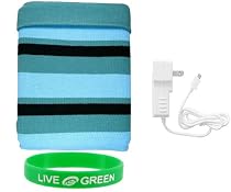 Non-OEM Non-OEM Amazon Kindle DX 9.7 Knitted Socks Case with Home Wall Charger - Blue