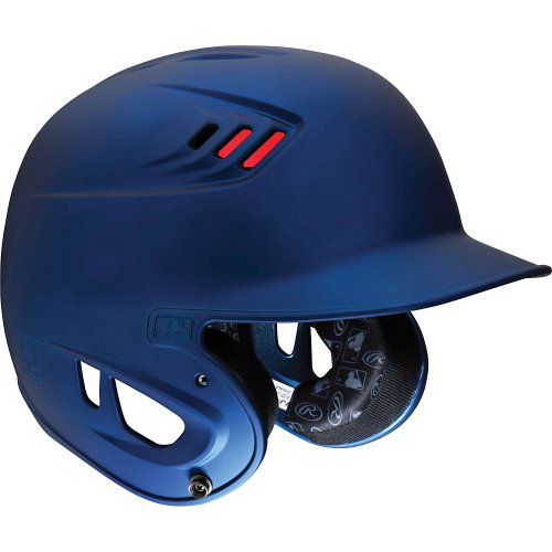 Rawlings JuniorSenior 80 Mph Matte Batting Helmets Royal Blue Senior