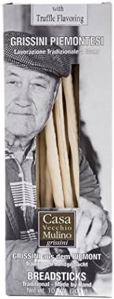 Casa Vecchio Mulino - Grissini Italian Breadsticks with Truffle Flavoring, 10.5oz (300g)