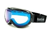 Bolle Quasar Goggles, Shiny Black Patch, Polarized Aurora Lens