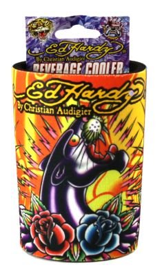 Ed Hardy Tattoo Can Coozie Koozie Cooler 2010 NEW N4