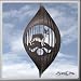 boston_terrier1boston terrier - BOSTON TERRIER Circle Swirly Metal Wind Spinner