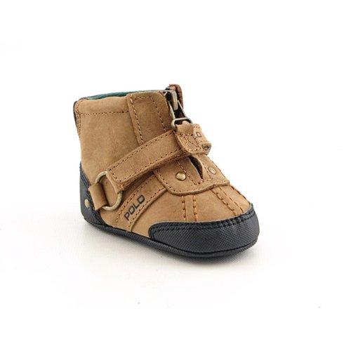 <br />POLO BY RALPH LAUREN CRAZYHORSE CONQUEST HI CRIB SHOE 26306 (3, TAN)