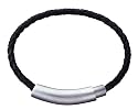 Police Close Black Weave Unisex 210mm Wristband