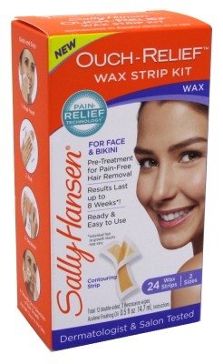 Sally Hansen Ouch-Relief Wax Strip Kit (Face+Bikini) (2 Pack)