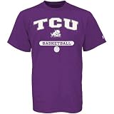 Russell Texas Christian Horned Frogs Purple Basketball T-shirt