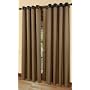 Harrison Grommet Top Curtain Panel - 84'' long : Color : TOASTED ALMOND