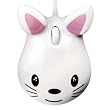 Pat Says Now Kitty USB Optical Mouse - White (PSN5089)