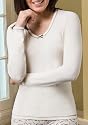 Cuddl Duds Ecosoft Bamboo Scoop Neck Long Sleeve pw3533