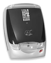 George Foreman 13628 Junior Grill Silver/Clear with Sloped Grill Design and Bun Warmer, 4 Portions