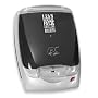 George Foreman 13628 Junior Grill Silver/Clear with Sloped Grill Design and Bun Warmer, 4 Portions