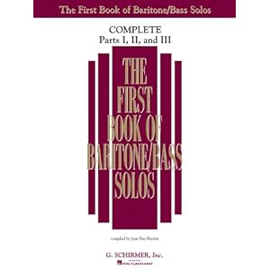 The First Book of Solos Complete - Parts I, II and III: Baritone/Bass
