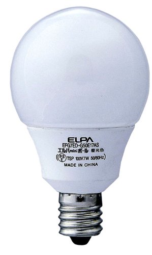 ELPA エルパMINIボール EFG7ED-G50E17AS 昼光色