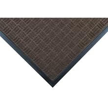 Notrax 167 Portrait Entrance Mat, for Lobbies and Indoor Entranceways, 4' Width x 6' Length x 1/4" Thickness, Brown