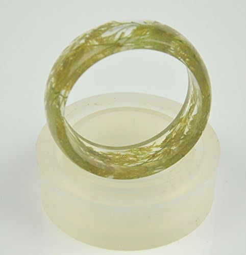 Transparent Clear Silicone Mold for Round Bangle Bracelet 3 Sizes from 58mm to 68mm (Inside diameter: 63mm (2 1/2''))