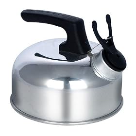 Pendeford 1 Litre Whistling Kettle, Polished