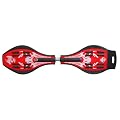 VIVAFIT Waveboard LC-2 inkl. Tasche mit ABEC-7 Kugellager + LED Rollen, red-fit, 23447502
