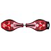 VIVAFIT Waveboard LC-2 inkl. Tasche mit ABEC-7 Kugellager + LED Rollen, red-fit, 23447502