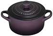 Le Creuset Stoneware Petite Round Casserole, Cassis, 0.25 Litre